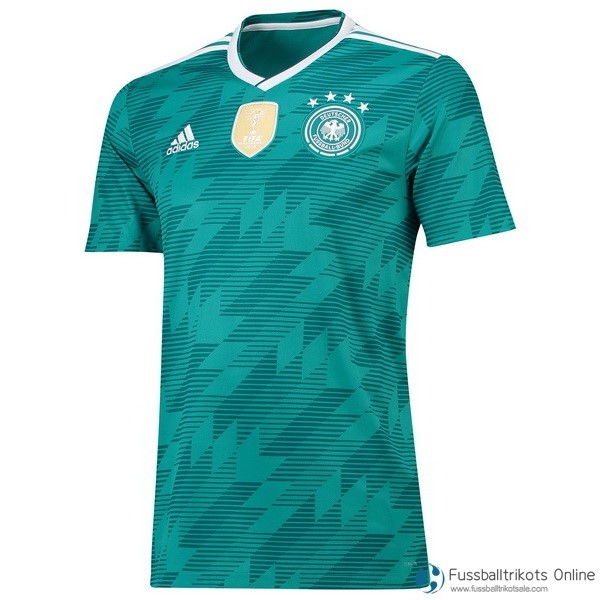 Deutschland Trikot Auswarts 2018 Grün Fussballtrikots Günstig